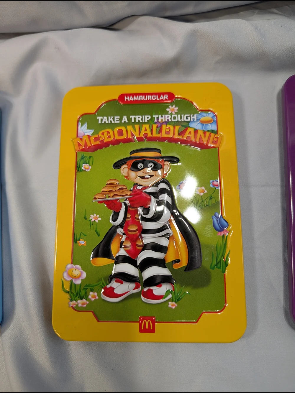 McDonaldland 2025 Hamburglár, Grimace & Mayor McCheese Playset Tins Unused